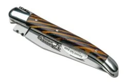 Laguiole En Aubrac Samba Yellow L0210SAJIFSJ1 Samba Wood, Polished, Laguiole Pocket Knife, 10 Cm -The Adventure Kit AUL0210SAJIFSJ1 04 laguioleaubrac