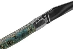 Laguiole En Aubrac Blue Poplar Burl L0212LBPIFSJ1 Poplar Wood, Polished, Laguiole Pocket Knife, 12 Cm -The Adventure Kit AUL0212LBPIFSJ1 06 laguioleaubrac