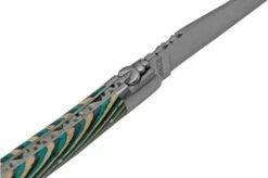 Laguiole En Aubrac Samba Turquoise L0212SATIF Turquoise Samba Wood, Matt, Laguiole Pocket Knife, 12 Cm -The Adventure Kit AUL0212SATIF 06 laguioleaubrac