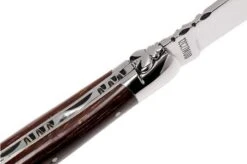 Laguiole En Aubrac Pocket Knife 12 Cm Iroko Wood, L0212ZOI-FSJ1 -The Adventure Kit AUL0212ZOI FSJ1 06 laguiole en aubrac aul0212zoi fsj1 06