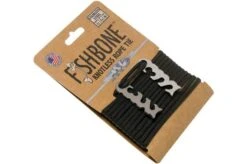 Fish Bone, 2-piece With 3 Metres Of Paracord, Stainless Steel