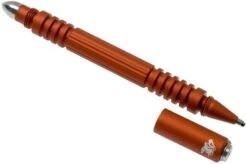 Rick Hinderer Investigator Pen Aluminium Matte Orange, Tactical Pen -The Adventure Kit HRK INVP AL MOR 03 rick hinderer knives