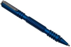 Rick Hinderer Spiral Investigator Pen, Aluminum, Matte Blue, Tactical Pen
