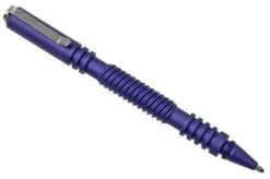 Rick Hinderer Spiral Investigator Pen, Aluminum, Matte Purple, Tactical Pen