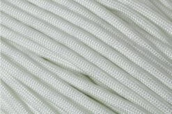 Knivesandtools 550 Paracord Type III, Colour: White W/ Glow In The Dark, 50 Ft (15.24 M)