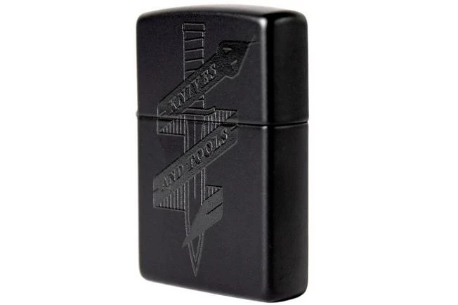 Knivesandtools Zippo Black Matte Snake, Black, Lighter 1 Knivesandtools Zippo Black Matte Snake, Black, Lighter
