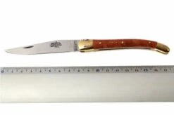 Forge De Laguiole - Natural Wood Folder, 3 Inch, Briarwood -The Adventure Kit LA129BR 05 forge de laguiole vouwmes la129br d5