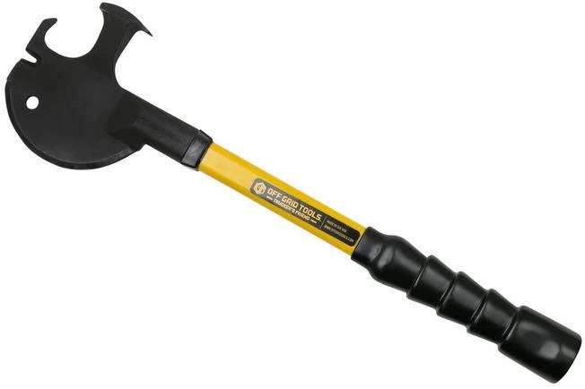 Off Grid Tools Trucker's Friend, Yellow, Carbon Steel, Hand Axe 1 Off Grid Tools Trucker's Friend, Yellow, Carbon Steel, Hand Axe