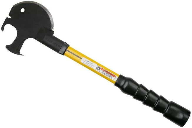 Off Grid Tools Trucker's Friend, Yellow, Carbon Steel, Hand Axe 2 Off Grid Tools Trucker's Friend, Yellow, Carbon Steel, Hand Axe - Image 2